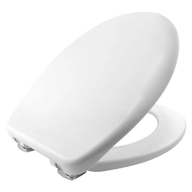 Bemis Venezia Soft Close Toilet Seat With Adjustable Chrome Hinges - Image 2