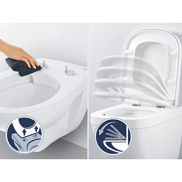 Grohe Euro Soft Close Toilet Seat With Quick Release - Image 3