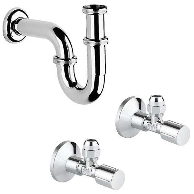 Grohe Euro Ceramic 600mm Complete Basin Package (Cosmo Smart Tap + Waste Included) - Image 6