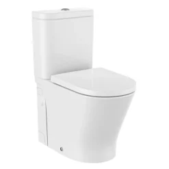Roca The Gap Round D-Trit Rimless Close Coupled Toilet With Macerator Pump