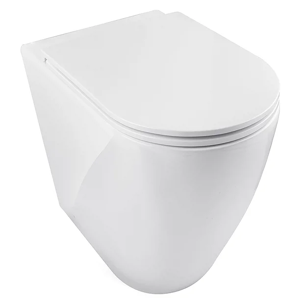 BagnoDesign Envoy Comfort Height Back To Wall Toilet With Soft Close Seat