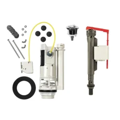 Wirquin Kayla Cable Operated Dual Flush Valve Universal Bottom Entry Fitting Pack