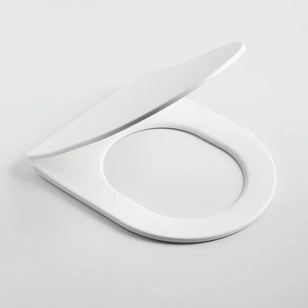 Arezzo Matt White Rimless Wall Hung Toilet Incl. Soft Close Seat - Image 3