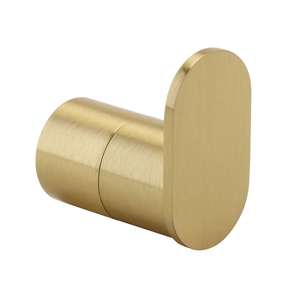 Arezzo Brushed Brass 3-Piece Bathroom Accessory Pack - Image 3