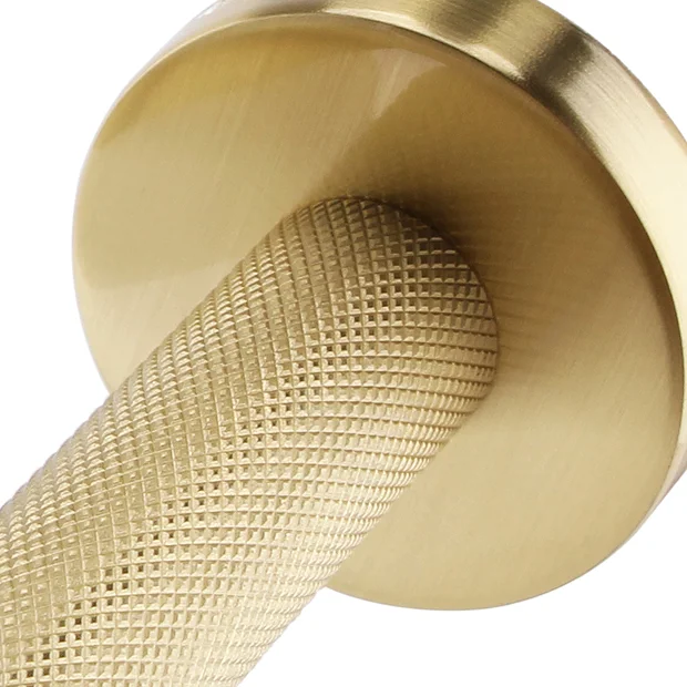 Arezzo Industrial Style Brushed Brass 4-Piece Bathroom Accessory Pack - Image 3