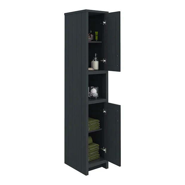 Chatsworth Traditional Graphite Tall Cabinet - Image 3