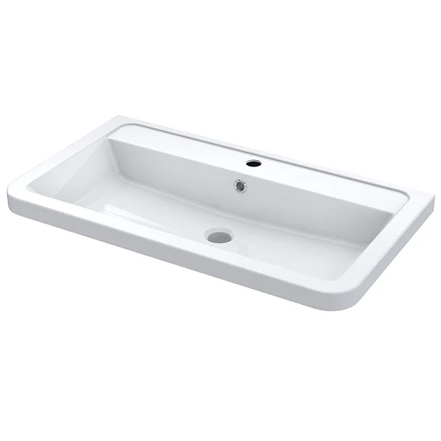 Nuie 800mm Ceramic Inset Basin