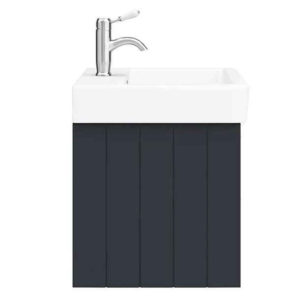 Chatsworth Traditional Graphite 560mm 2 Drawer Wall Hung Vanity
