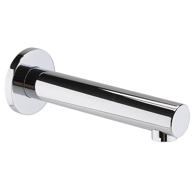 Cruze Chrome Round Wall Mounted Straight Bath Spout