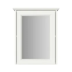 Heritage Caversham Single Door Mirror Wall Cabinet - Chantilly