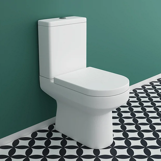 Metro Close Coupled Modern Toilet + Soft Close Seat