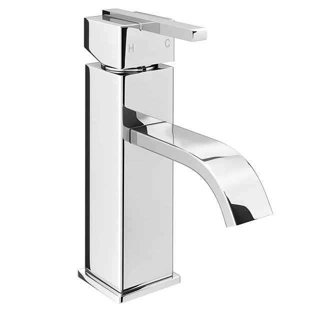 Milan Modern Mono Basin Mixer Tap - Chrome - Image 2