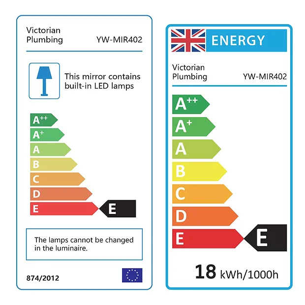 Toreno 700 X 800mm LED Illuminated 2-Door Mirror Cabinet With Motion Sensor, Shaving Socket & Anti-Fog - Image 4