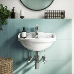 Milton 500 X 385 Traditional Wall Hung Basin (1 Tap Hole)