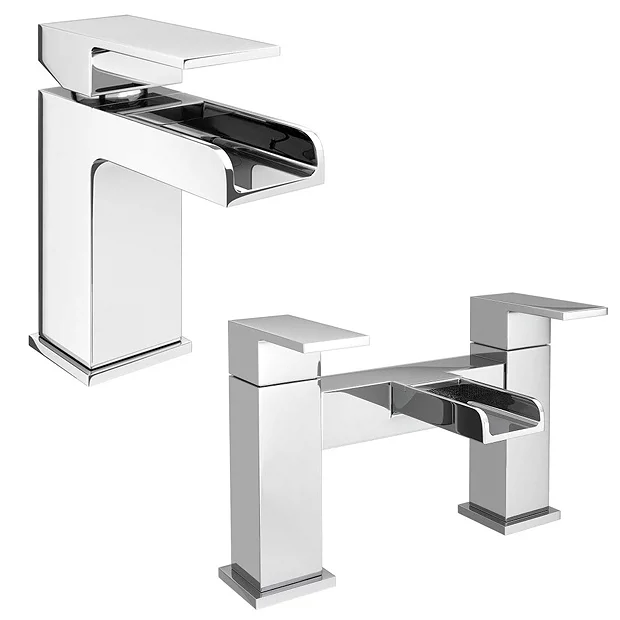 Monza Waterfall Tap Package (Bath + Basin Tap) - Image 2