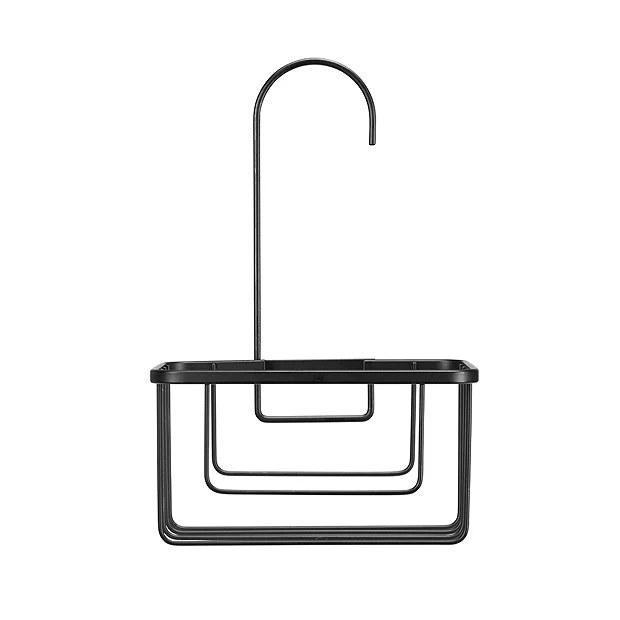 Croydex Matt Black Hook Over Shower Caddy - Image 3