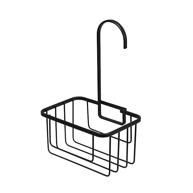 Croydex Matt Black Hook Over Shower Caddy - Image 2