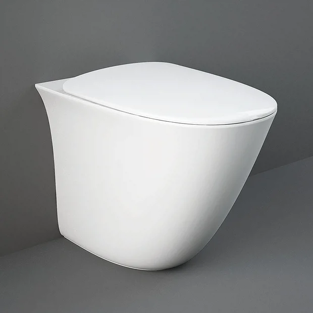 RAK Sensation Rimless Back To Wall Pan + Soft-Close Seat - Image 2