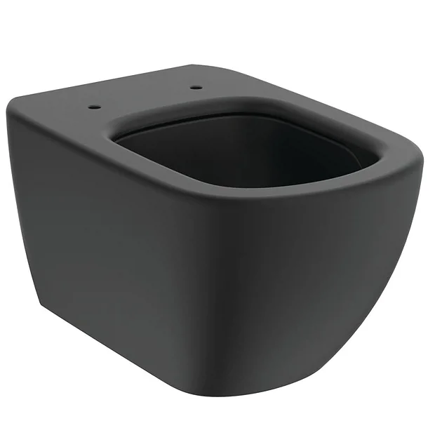 Ideal Standard Tesi Silk Black AquaBlade Wall Hung WC + Soft Close Seat - Image 3