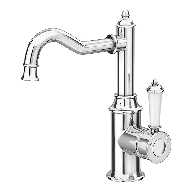 Trafalgar Traditional Chrome Mono Basin Mixer Tap - Image 2