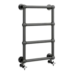 Bloomsbury Black Nickel 498 X 748mm Wall Mounted Towel Rail