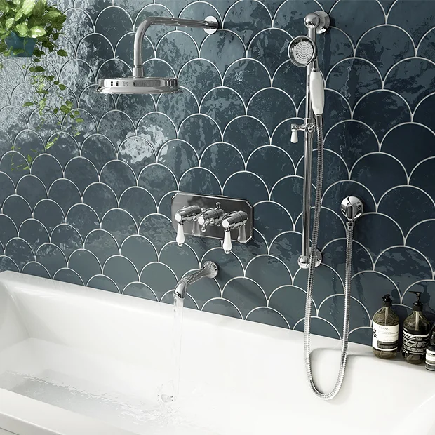 Trafalgar Traditional Triple Concealed Thermostatic Shower Valve With Diverter