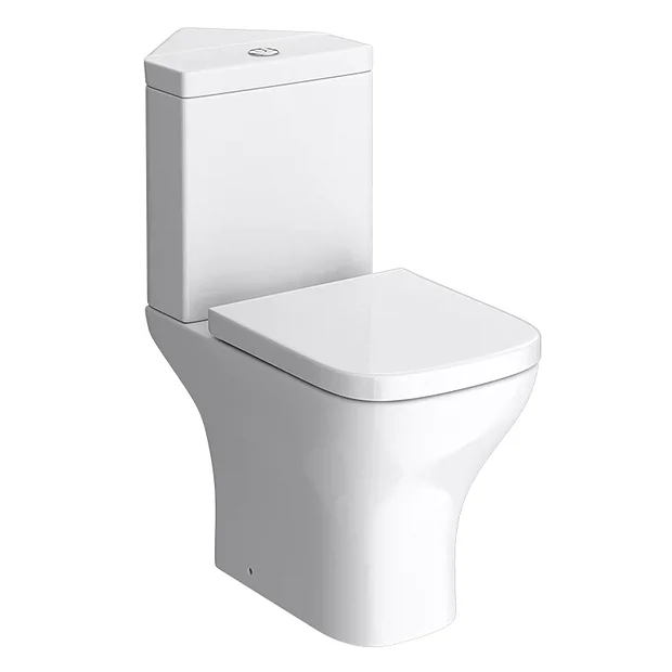 Venice Modern Corner Toilet + Soft Close Seat