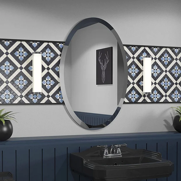 Venice 600 X 900mm Oval Bevelled Mirror - Image 2