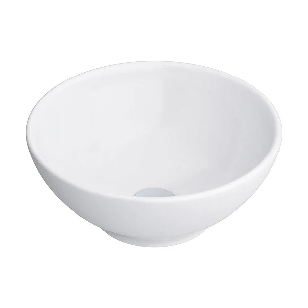 Runda Round Counter Top Basin 0TH - 380mm Diameter - Image 4