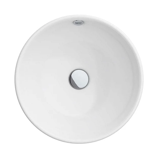 Runda Round Counter Top Basin 0TH - 380mm Diameter - Image 3