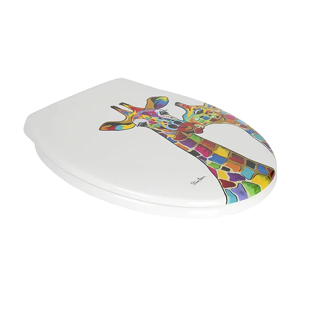 Croydex Francie & Josie Flexi-Fix Toilet Seat By Steven Brown Art - Image 3