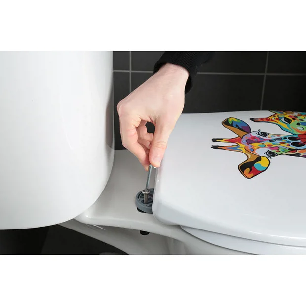 Croydex Francie & Josie Flexi-Fix Toilet Seat By Steven Brown Art - Image 6